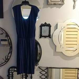 Navy dress made by Velvet